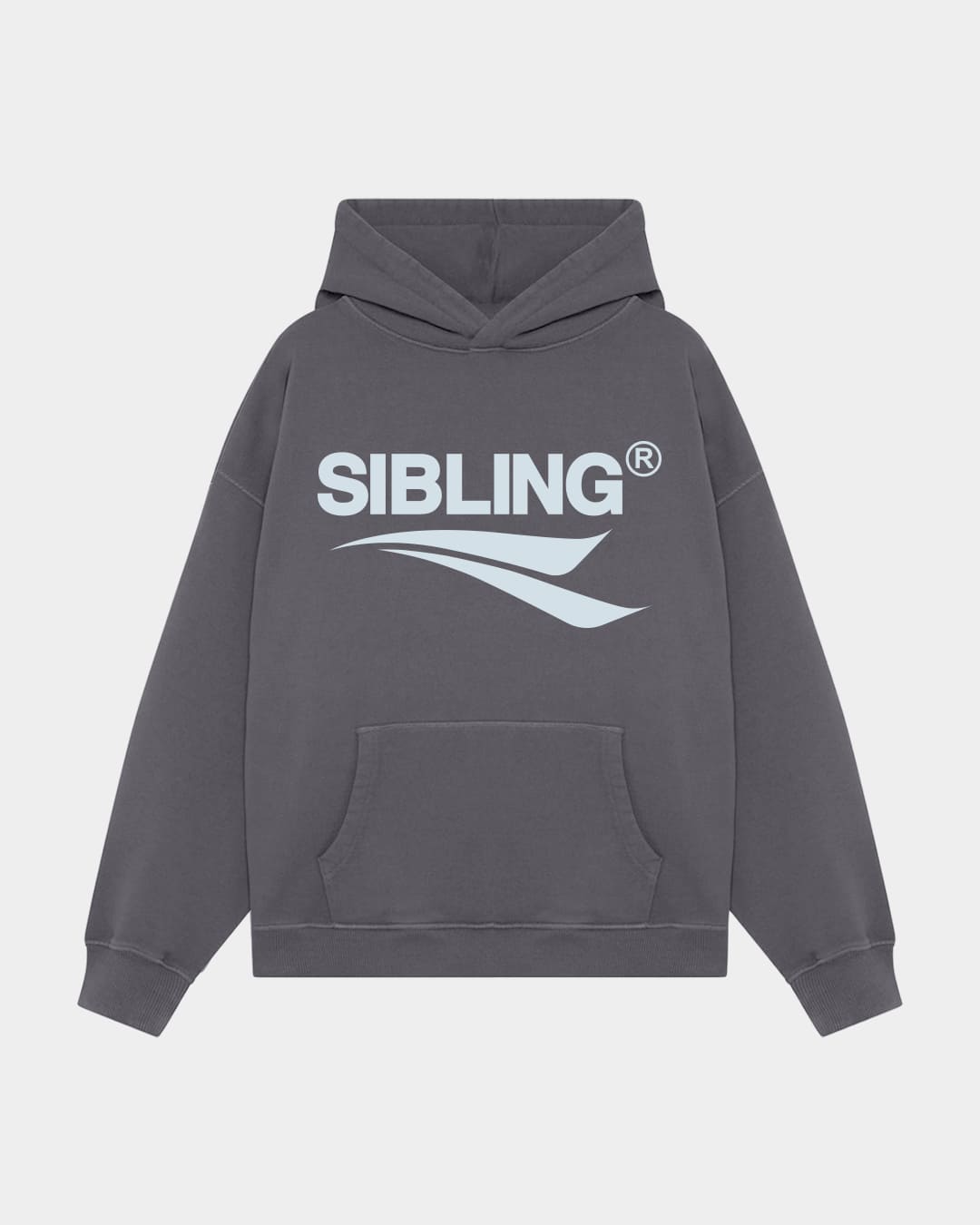 SHARED GROWTH GREY HOODIE Sibling Concept